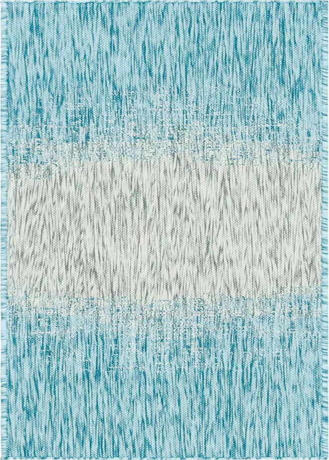 2' x 6' Easy-Clean Modern Indoor / Outdoor Runner Rug