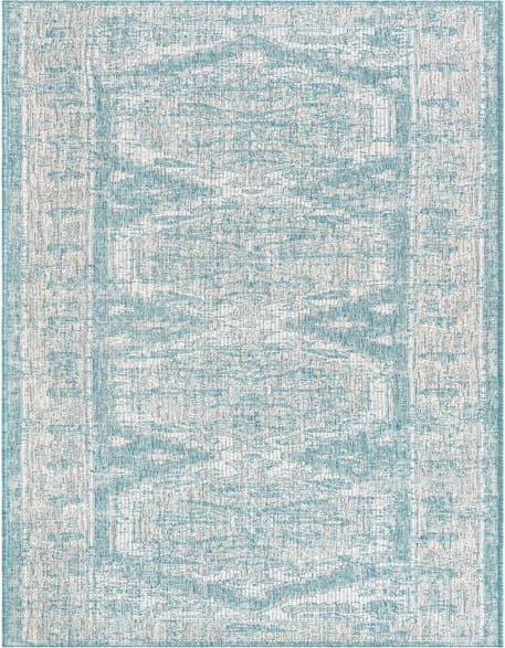 Detail image of 2' 7 x 12' Easy-Clean Traditional Indoor / Outdoor Runner Rug