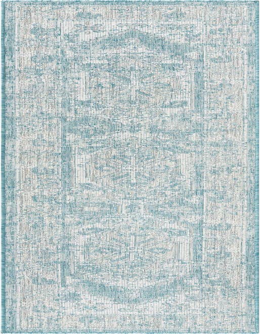 Detail image of 2' x 8' Easy-Clean Traditional Indoor / Outdoor Runner Rug