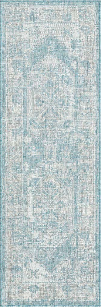 2' x 6' Easy-Clean Traditional Indoor / Outdoor Runner Rug
