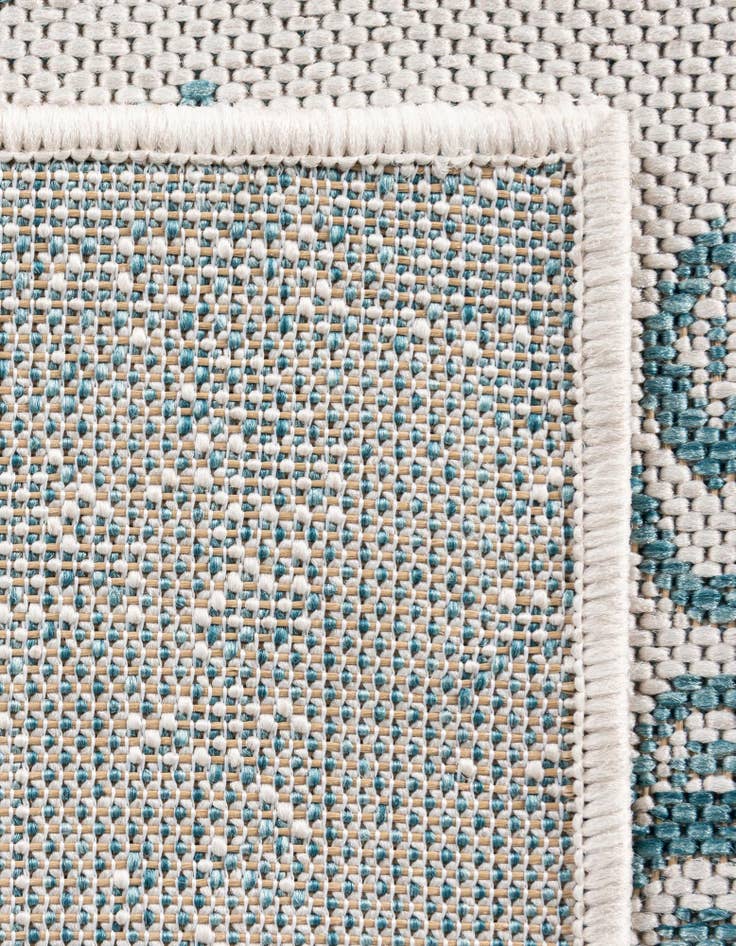 Detail image of 2' x 5' 3 Easy-Clean Traditional Indoor / Outdoor Runner Rug
