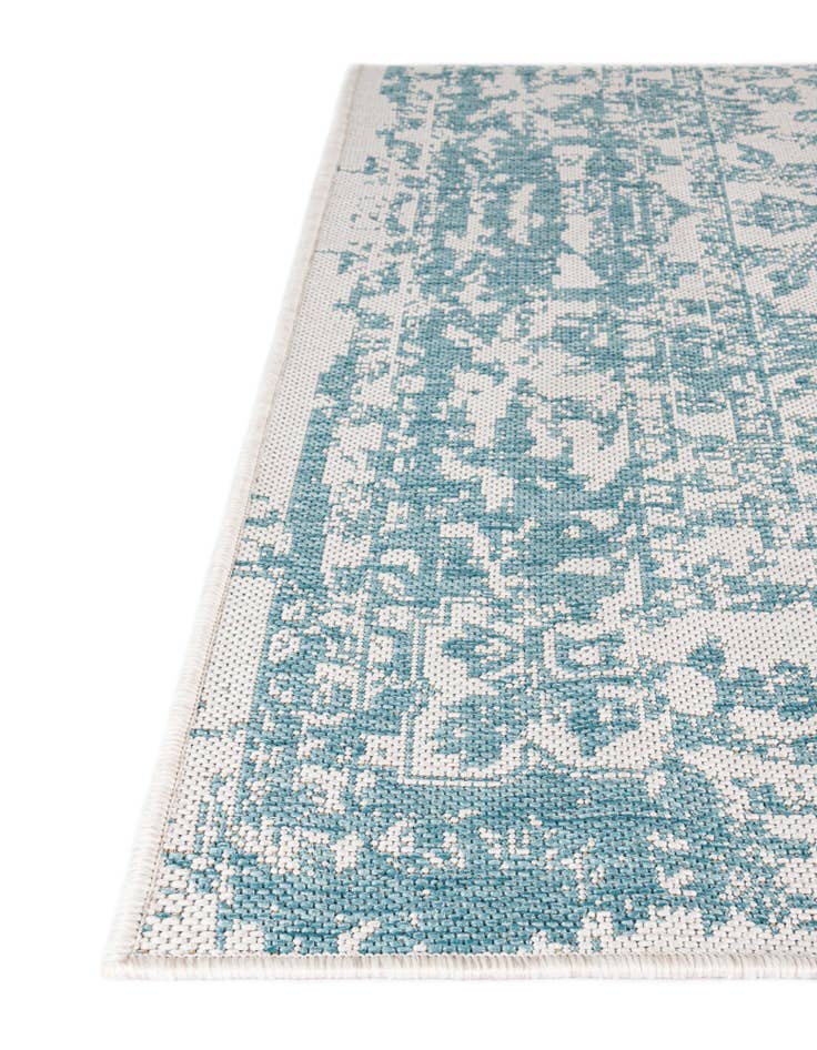 Detail image of 2' x 8'  Washable Traditional Indoor / Outdoor Runner Rug