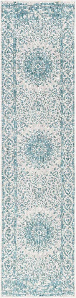 2' x 8' Easy-Clean Traditional Indoor / Outdoor Runner Rug