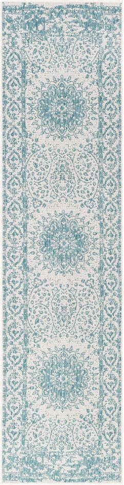 Detail image of 2' x 8' Easy-Clean Traditional Indoor / Outdoor Runner Rug