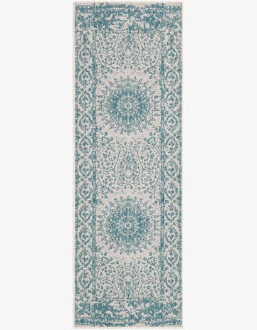 2' x 6' Easy-Clean Traditional Indoor / Outdoor Runner Rug