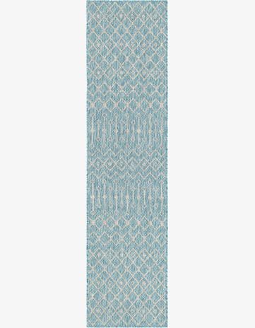 2' x 8' Easy-Clean Trellis Indoor / Outdoor Runner Rug