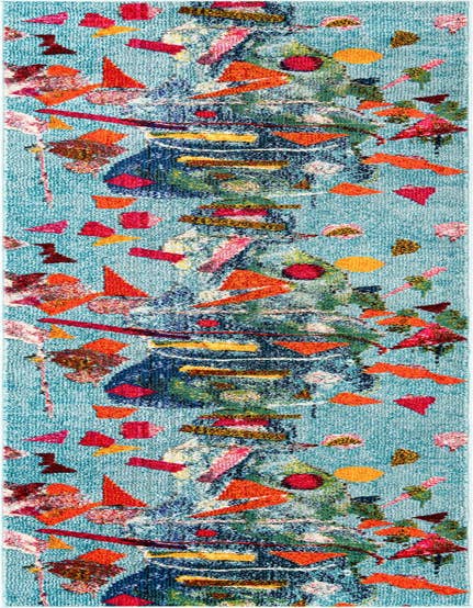 Detail image of 2' 7 x 12' Washable Vivid Runner Rug