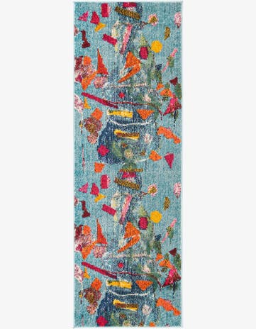 2' x 6' Washable Vivid Runner Rug