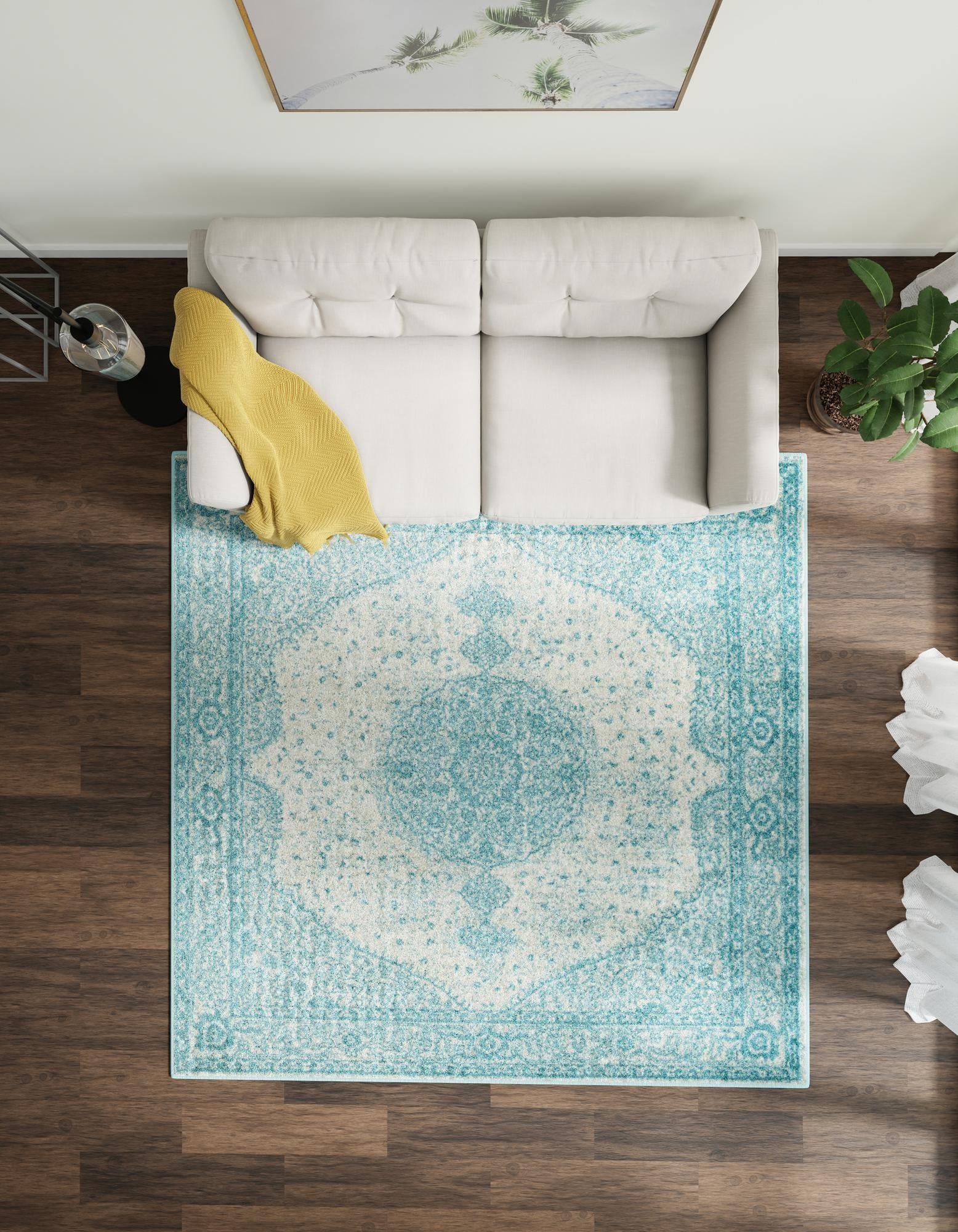 7' 10 x 7' 10 Bexley Square Rug