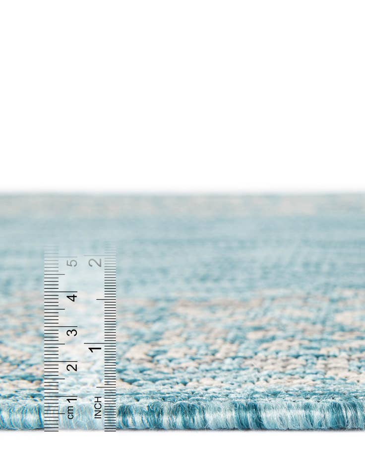 Detail image of 10' 8 x 10' 8 Easy-Clean Border Indoor / Outdoor Square Rug
