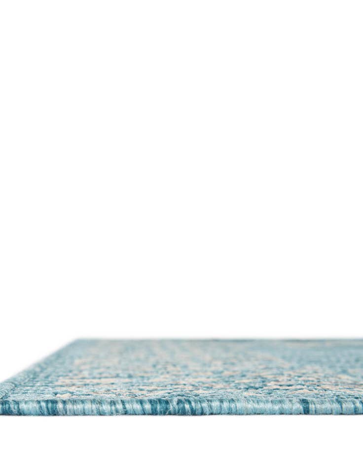 Detail image of 13' x 13' Easy-Clean Border Indoor / Outdoor Square Rug