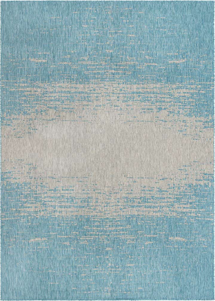 10' 8 x 10' 8 Easy-Clean Modern Indoor / Outdoor Square Rug