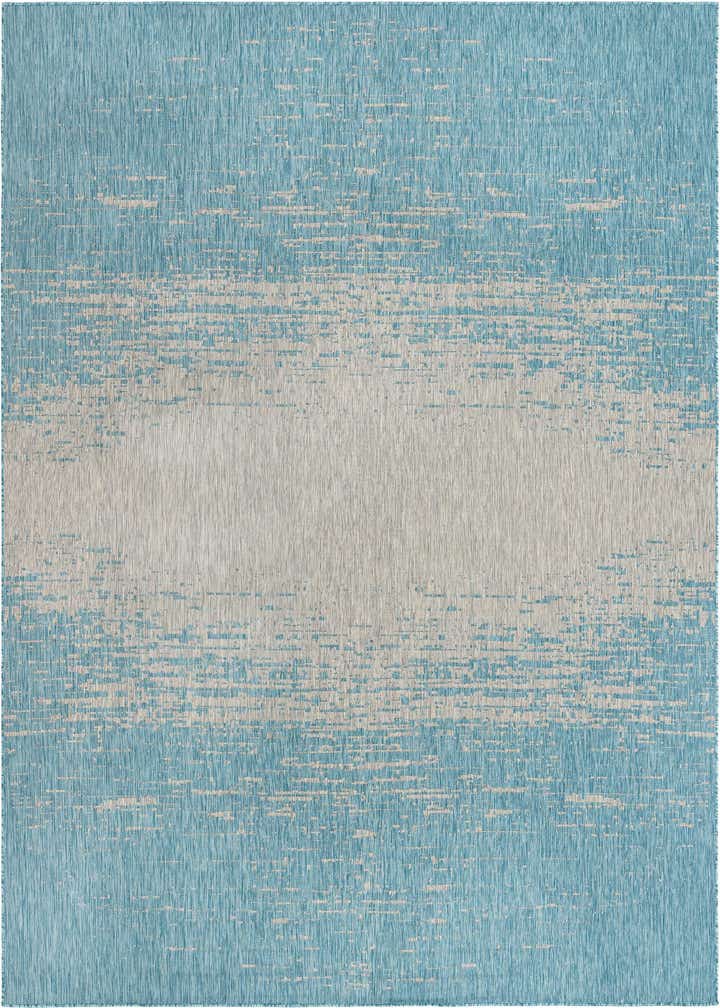 13' x 13' Easy-Clean Modern Indoor / Outdoor Square Rug