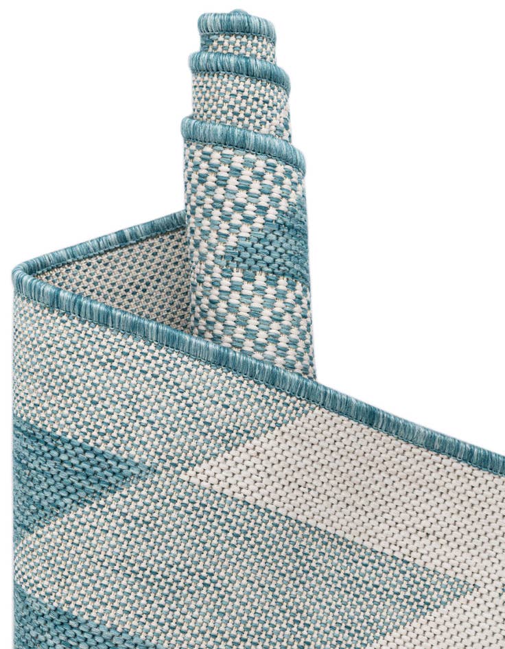 Detail image of 12' x 12' Easy-Clean Modern Indoor / Outdoor Square Rug