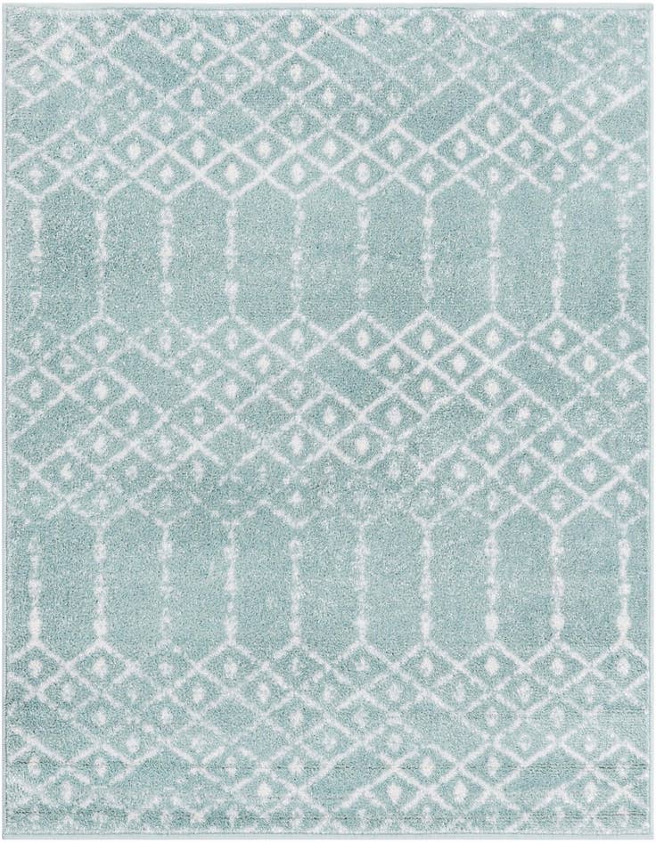 Detail image of 4' x 4' Paxon Trellis Square Rug