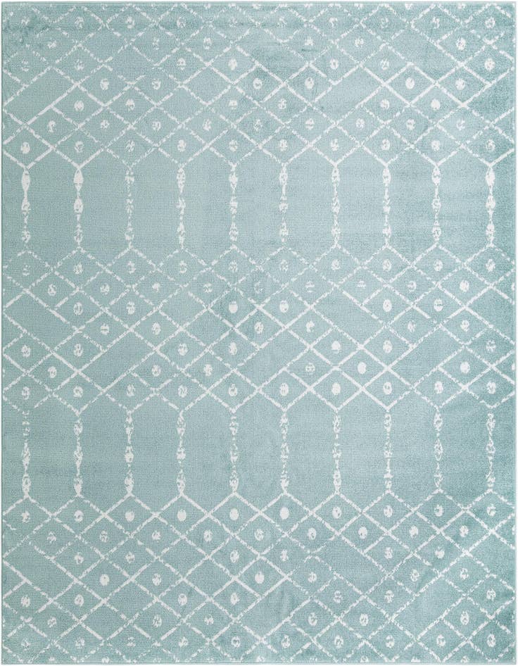 Detail image of 10' x 10' Paxon Trellis Square Rug