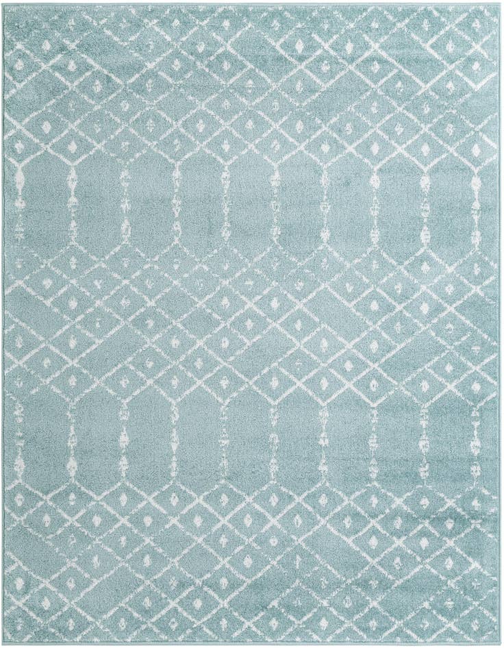 Detail image of 6' 1 x 6' 1 Paxon Trellis Square Rug