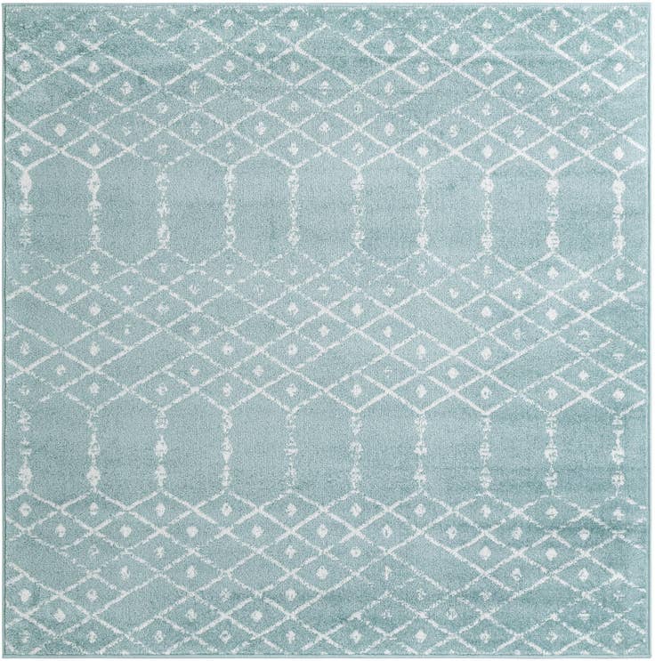 Detail image of 6' 1 x 6' 1 Paxon Trellis Square Rug