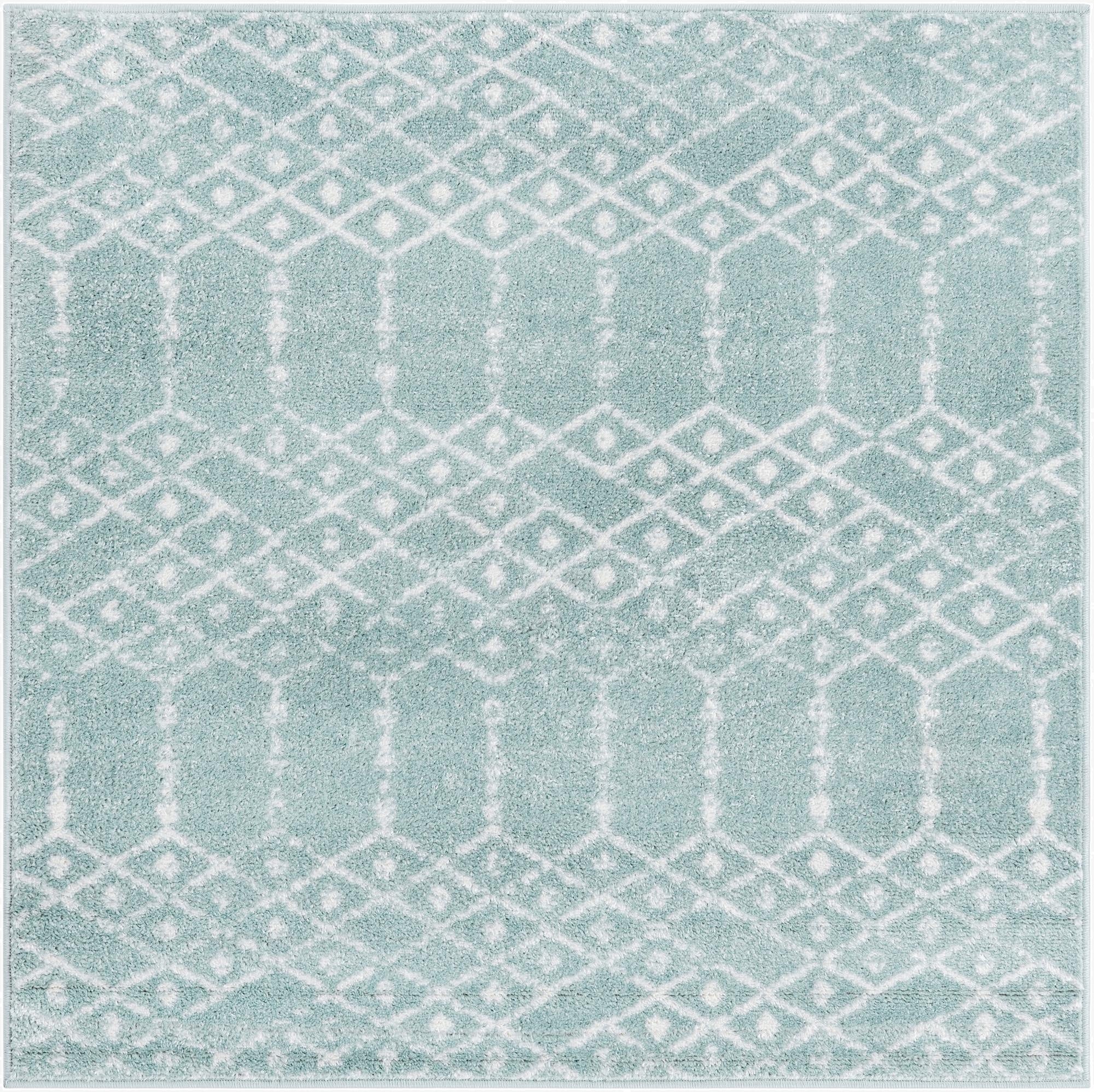 Primary image 4' x 4' Paxon Trellis Square Rug