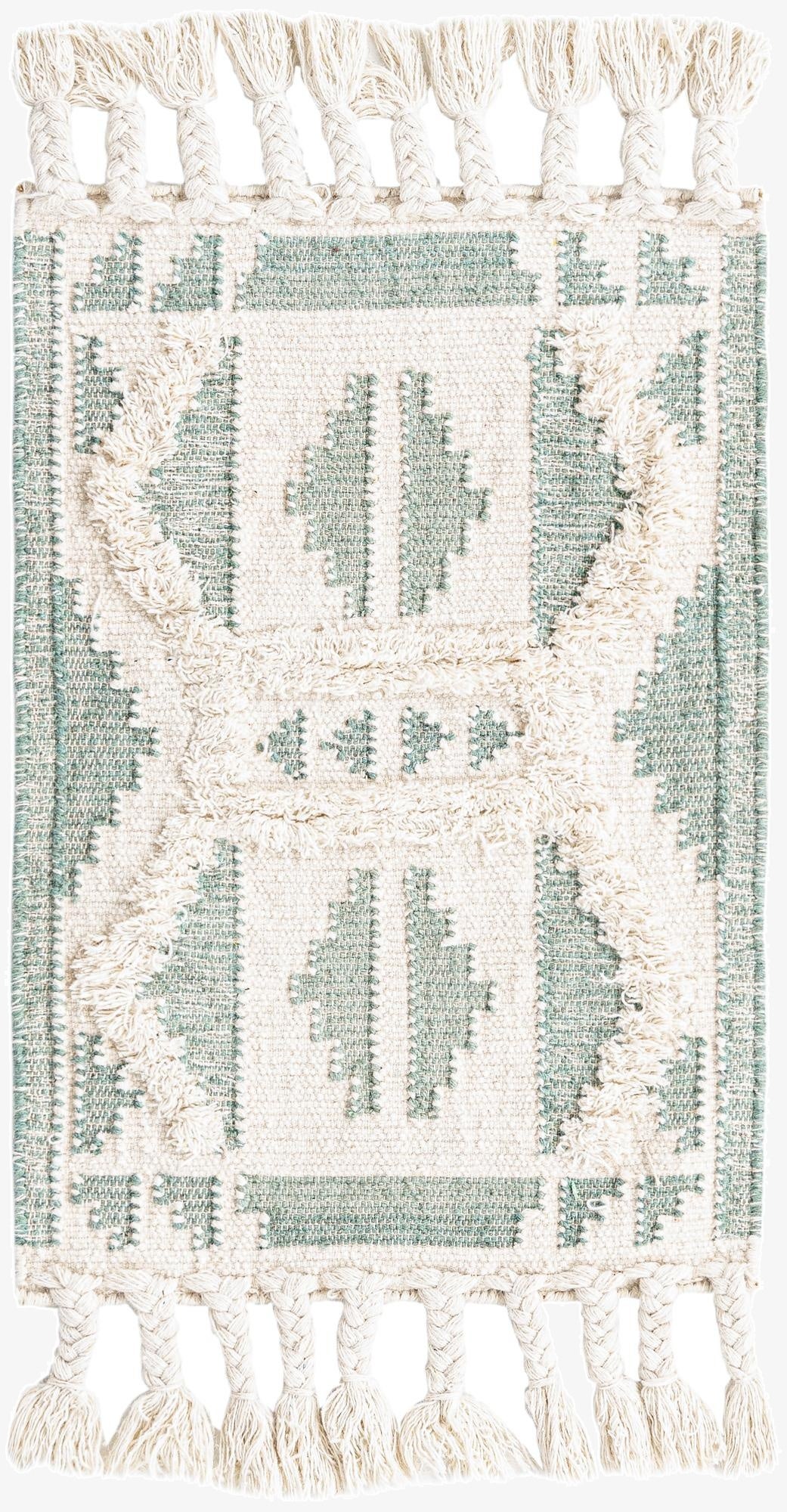 2' x 3' 1  Hand Woven Arizona Wool Rug