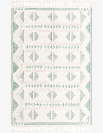 6' 1 x 9' Hand Woven Arizona Wool Rug