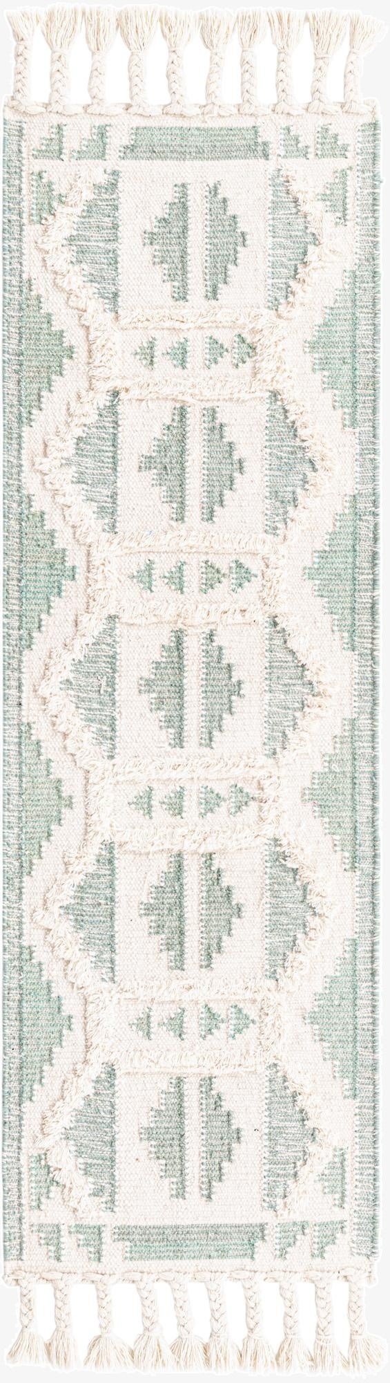 Primary image 2' 2 x 6' 1  Hand Woven Arizona Wool Runner Rug