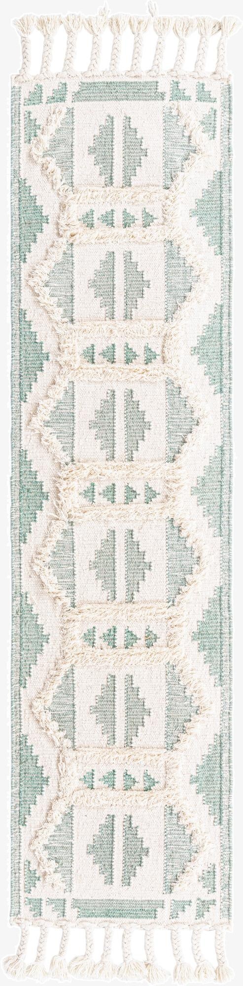 2' 2 x 8' 2  Hand Woven Arizona Wool Runner Rug