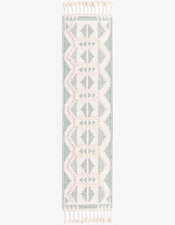 2' 7 x 10' Hand Woven Arizona Wool Runner Rug