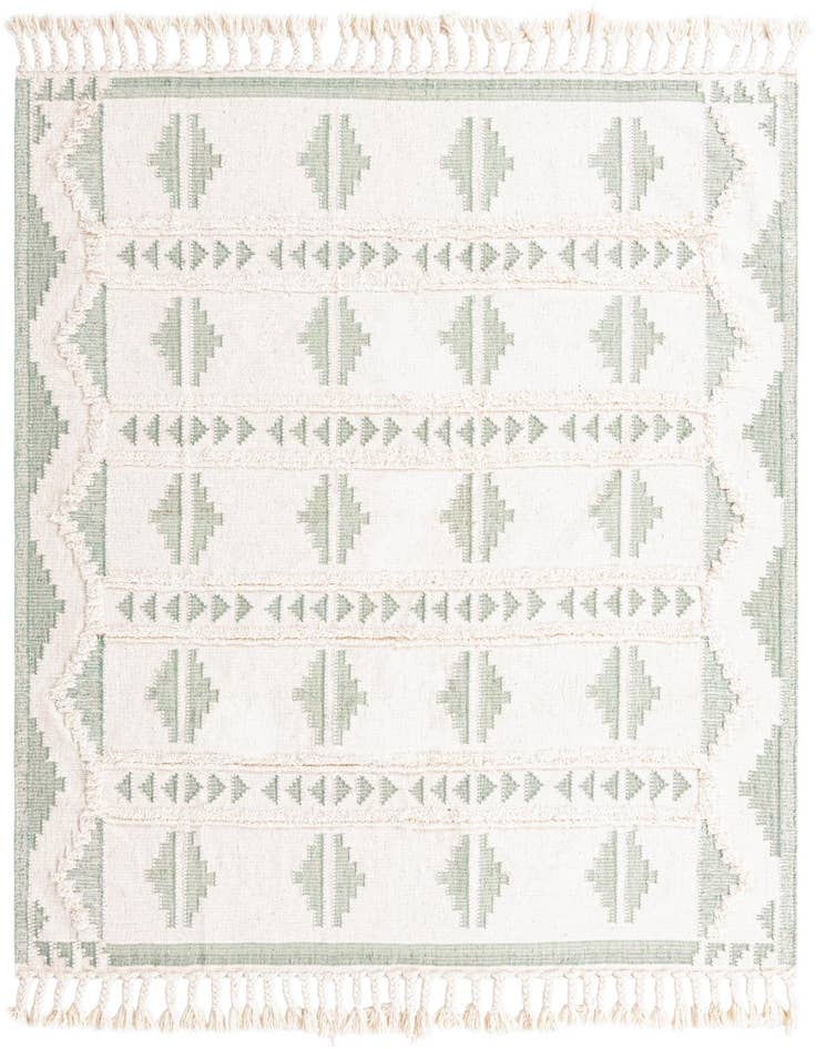 Detail image of 8' x 8' Hand Woven Arizona Wool Square Rug