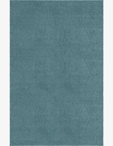 Aquamarine Blue Everyday Solid Rug