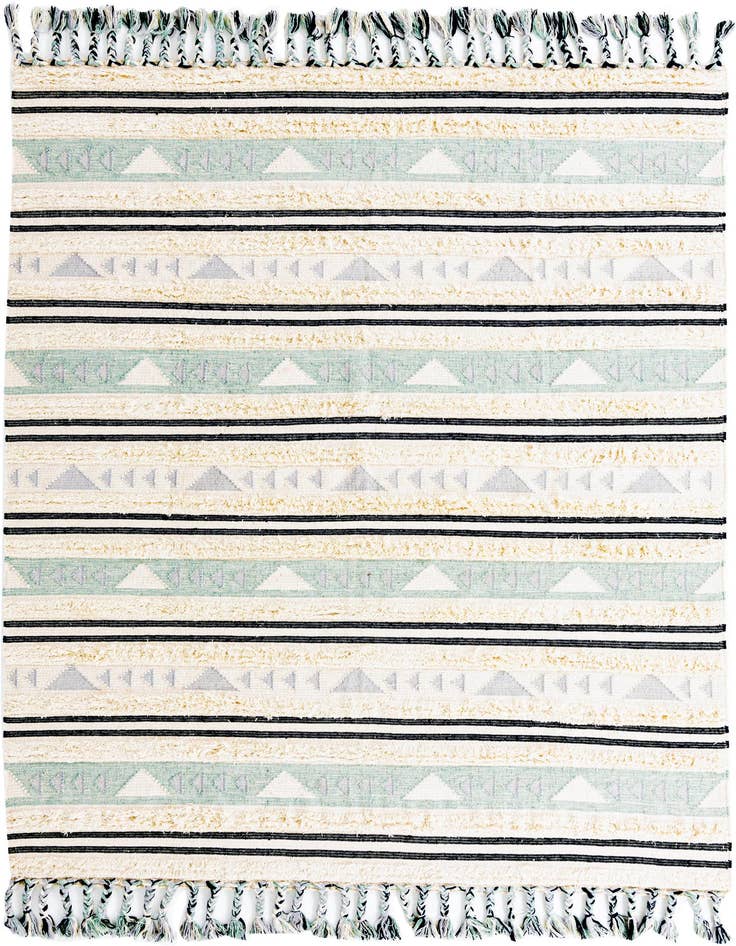 Detail image of 8' x 10' Hand Woven Arizona Wool Rug