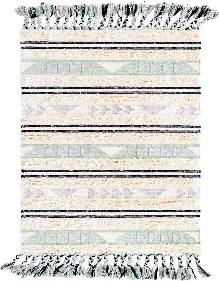 Detail image of 3' 3 x 5' 1 Hand Woven Arizona Wool Rug