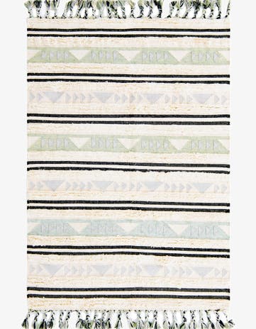 6' 1 x 9' Hand Woven Arizona Wool Rug