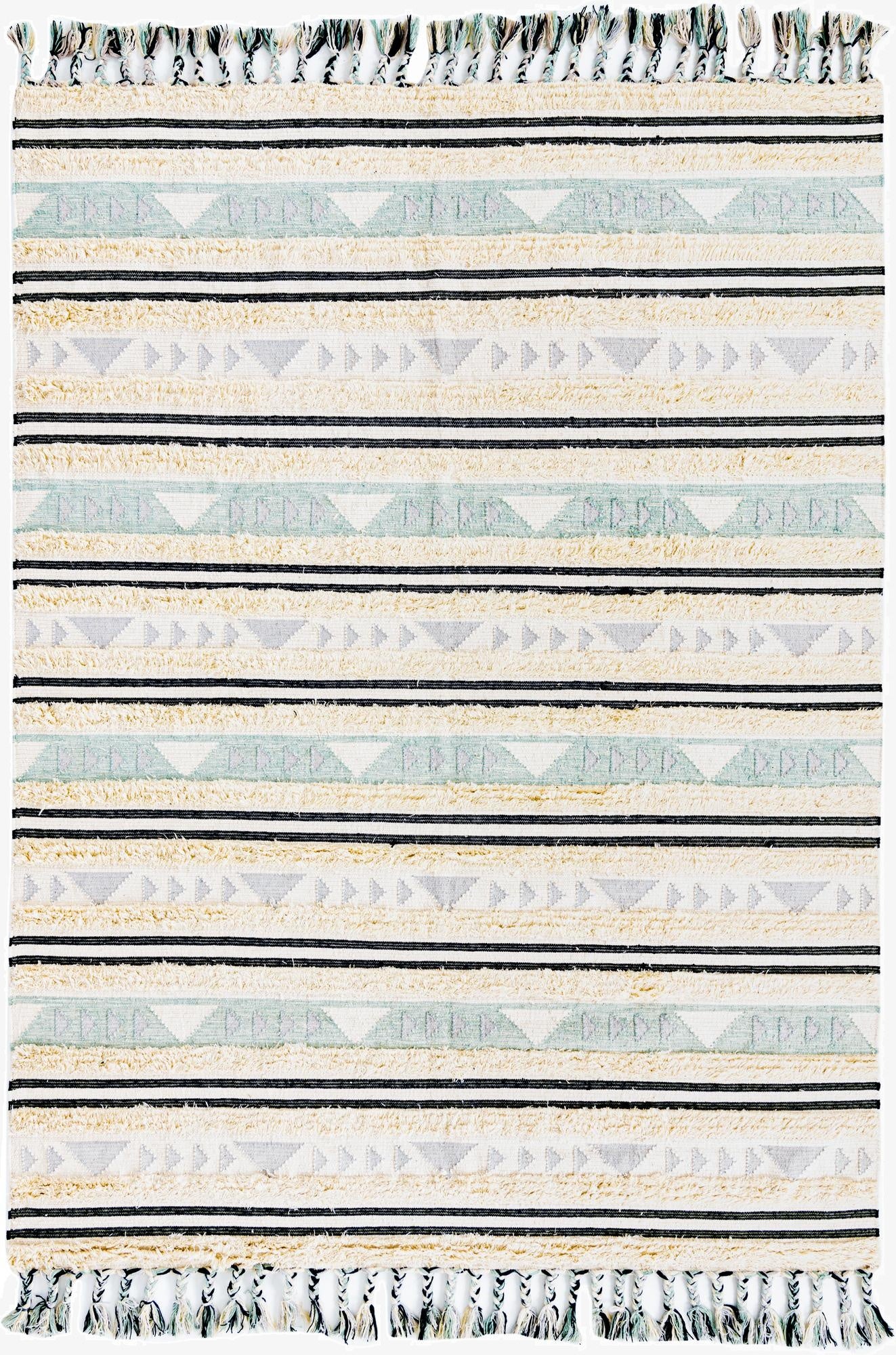 8' x 11'  Hand Woven Arizona Wool Rug