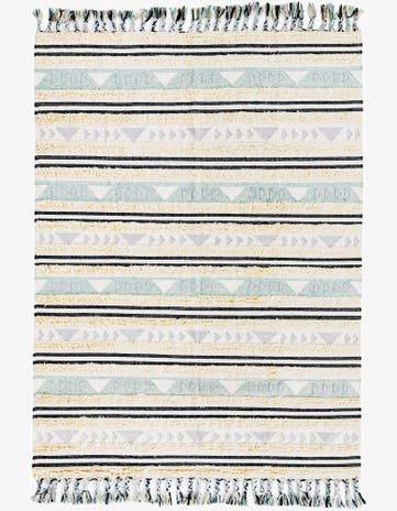 8' x 11' Hand Woven Arizona Wool Rug