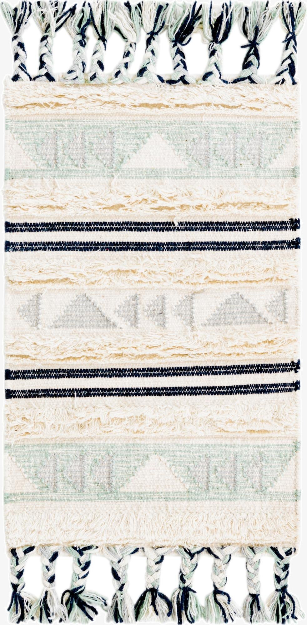 2' x 3' 1  Hand Woven Arizona Wool Rug