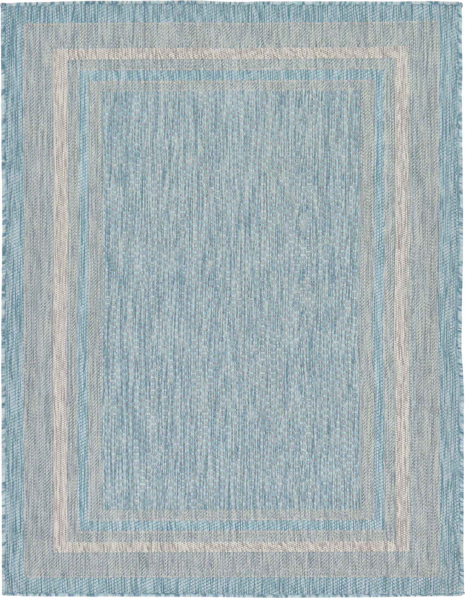 4' x 6' Easy-Clean Border Indoor / Outdoor Rug