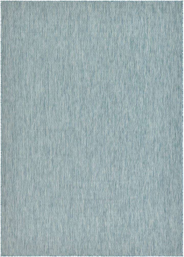 7' 10 x 11' Easy-Clean Solid Indoor / Outdoor Rug