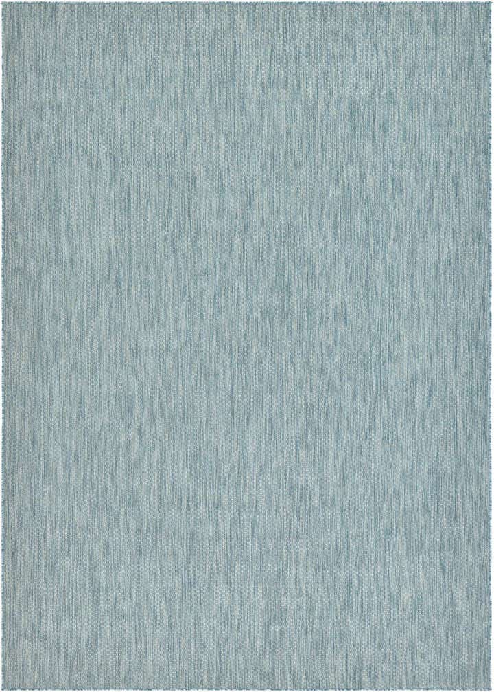 7' 10 x 11' Easy-Clean Solid Indoor / Outdoor Rug