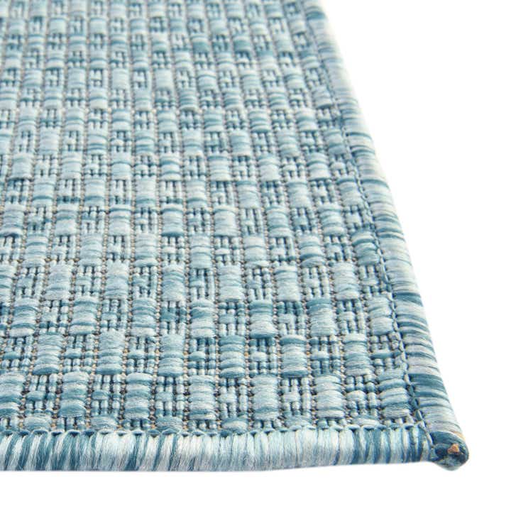 9' x 12' Easy-Clean Solid Indoor / Outdoor Rug