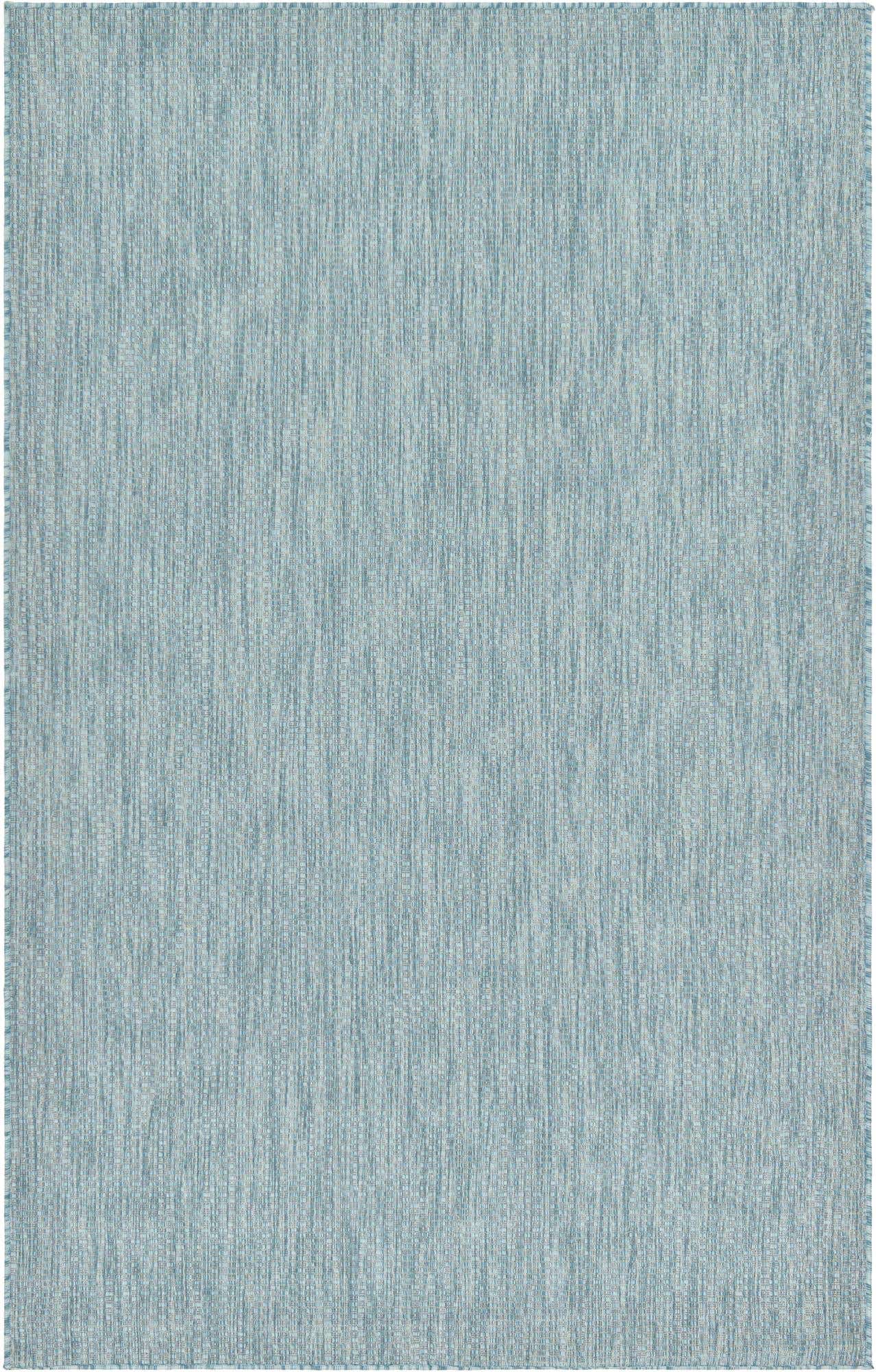 5' 3 x 8' Easy-Clean Solid Indoor / Outdoor Rug