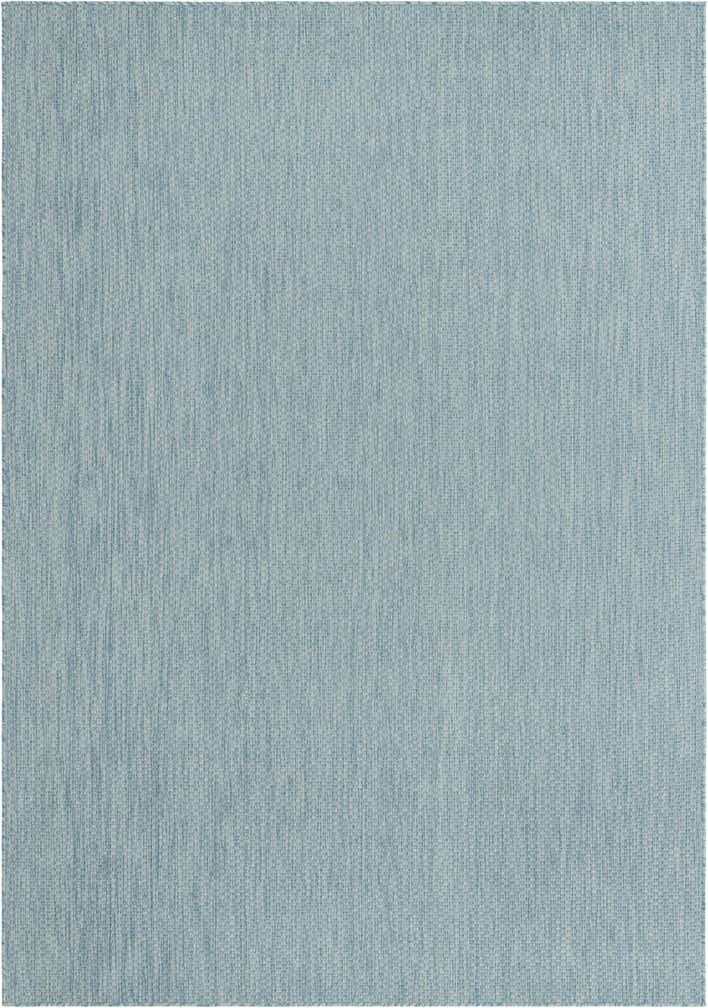 7' x 10' Easy-Clean Solid Indoor / Outdoor Rug