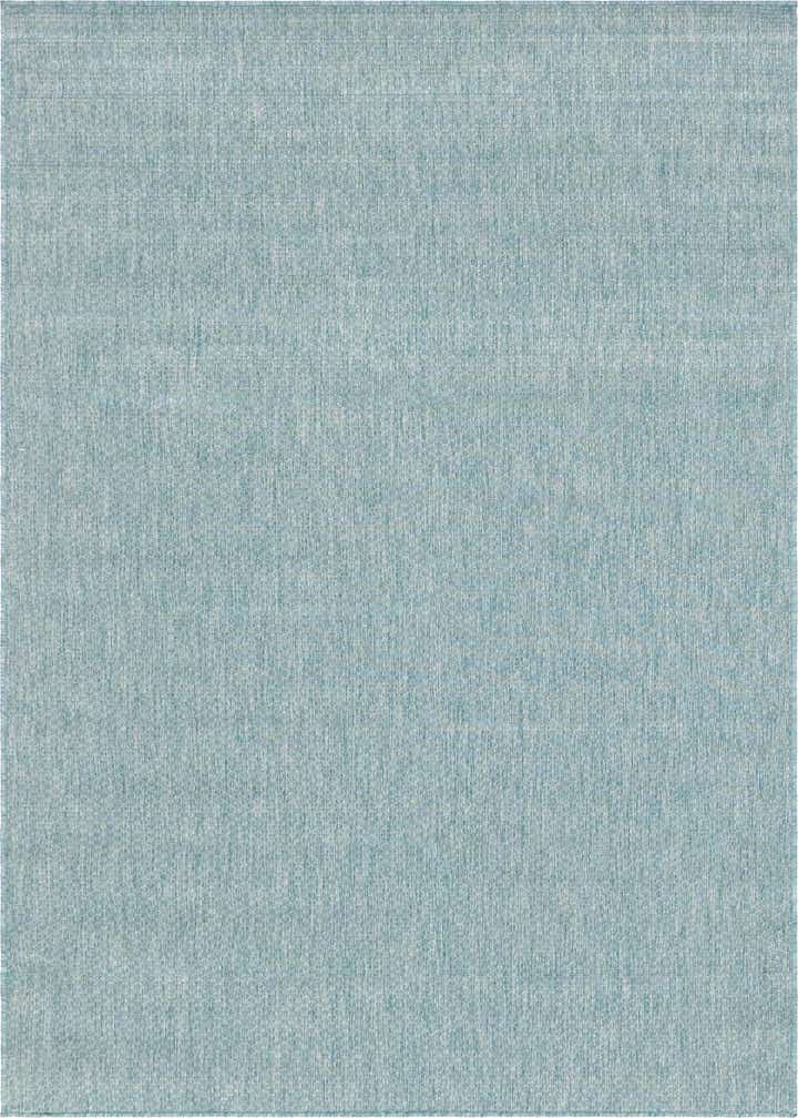 6' x 9' Easy-Clean Solid Indoor / Outdoor Rug