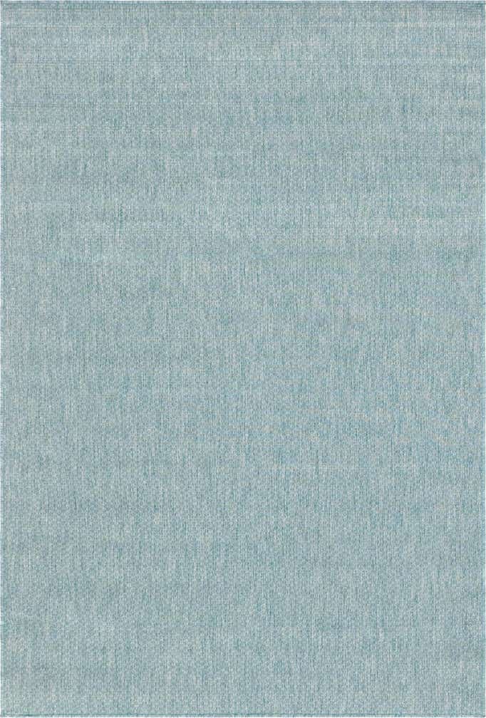 6' x 9' Easy-Clean Solid Indoor / Outdoor Rug