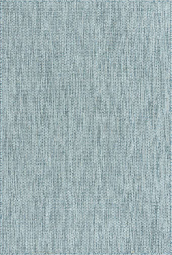 4' x 6' Easy-Clean Solid Indoor / Outdoor Rug