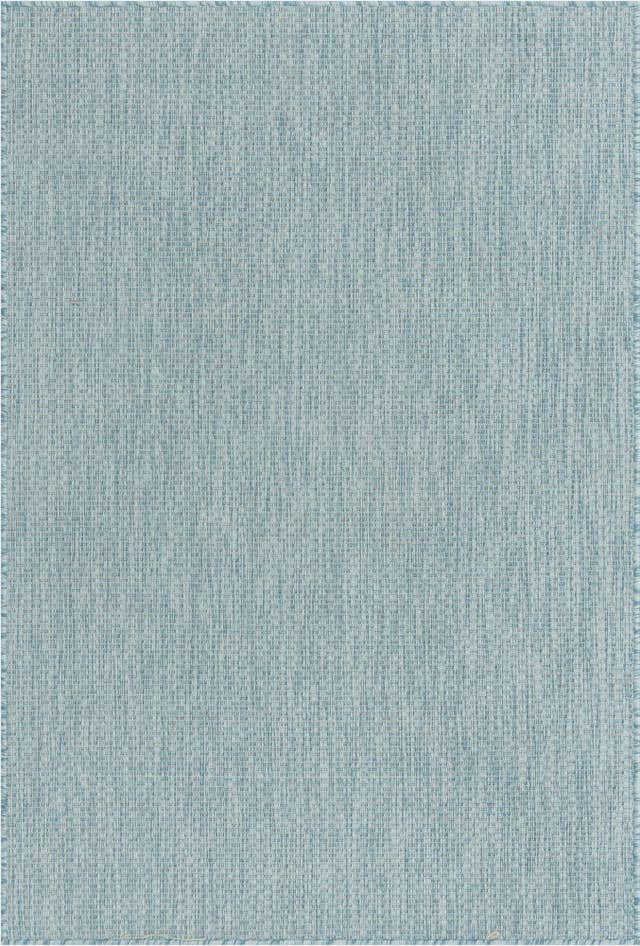 Detail image of 4' x 6' Easy-Clean Solid Indoor / Outdoor Rug