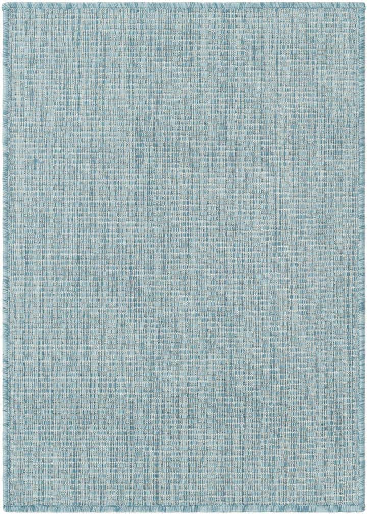 2' x 3' 1 Easy-Clean Solid Indoor / Outdoor Rug