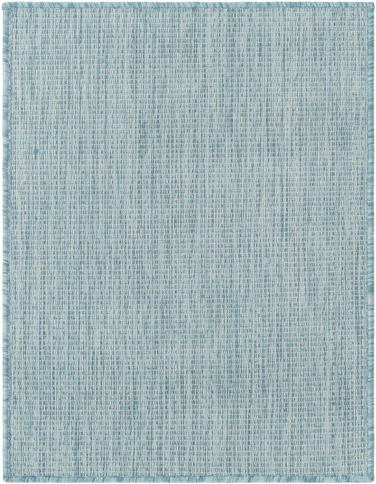 2' x 3' 1 Easy-Clean Solid Indoor / Outdoor Rug