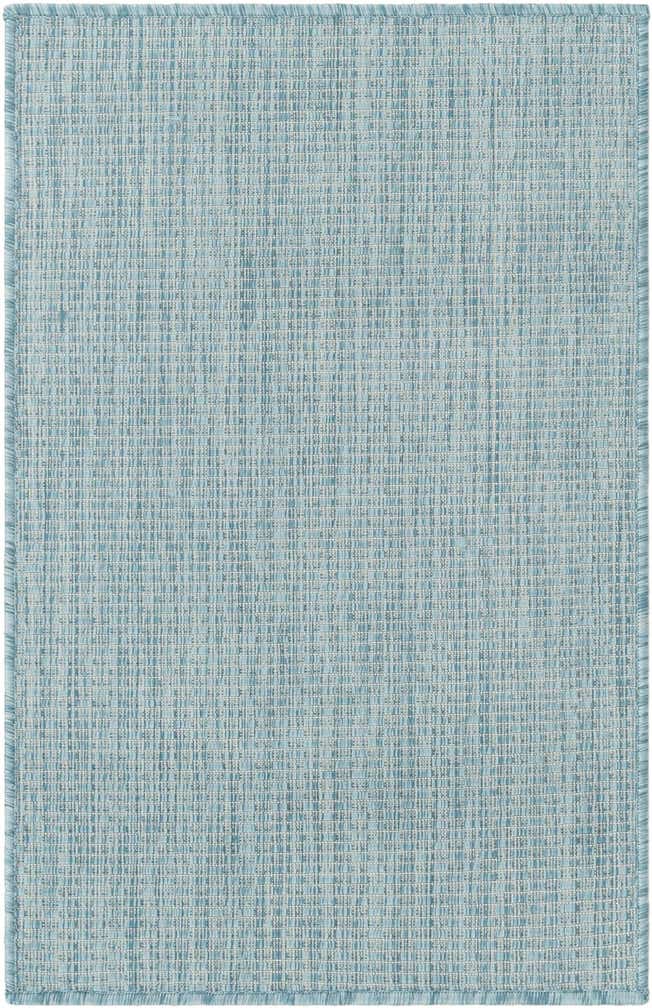 2' x 3' 1 Easy-Clean Solid Indoor / Outdoor Rug