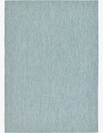 7' 10 x 11' Easy-Clean Solid Indoor / Outdoor Rug